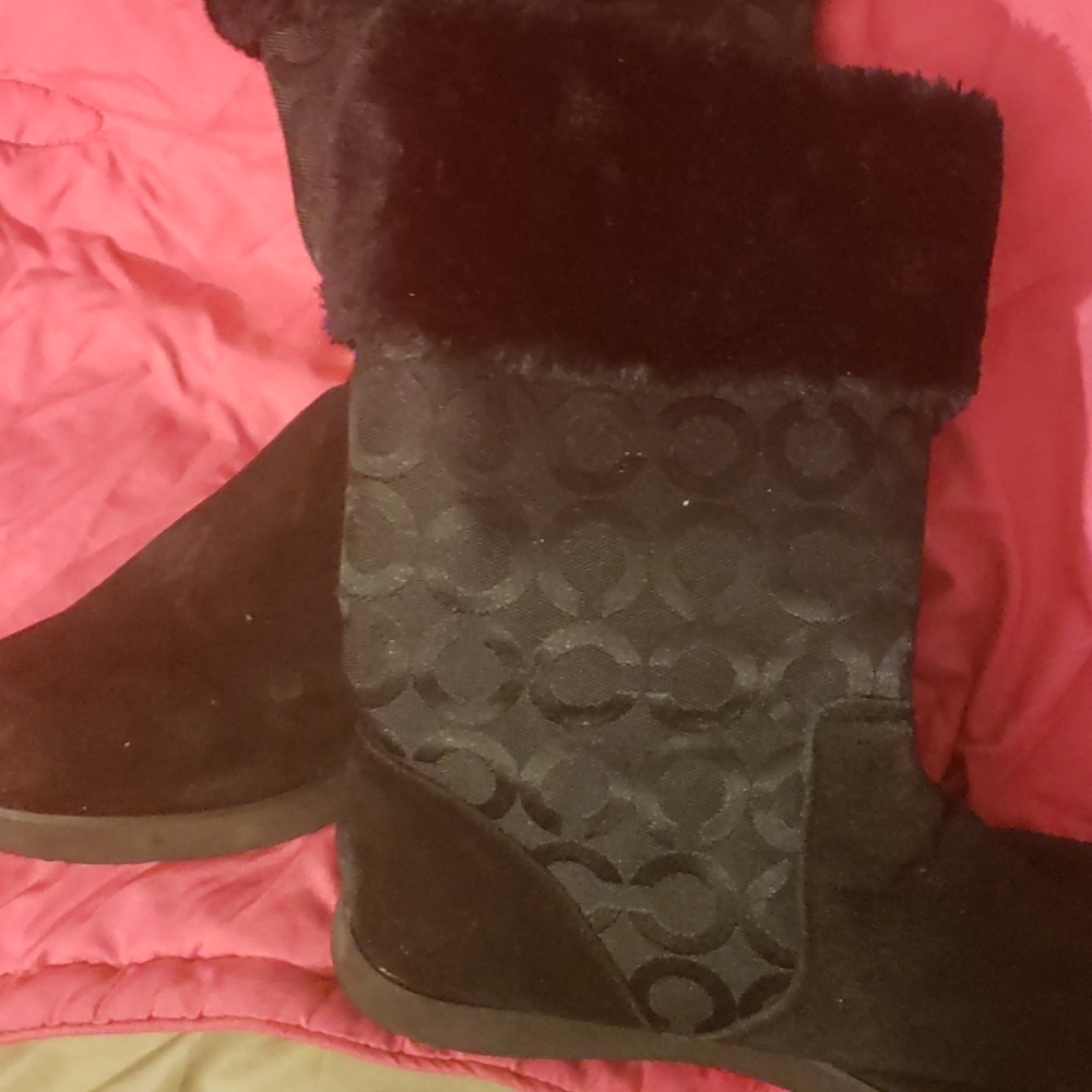 Size 11 women's Coach winter boots